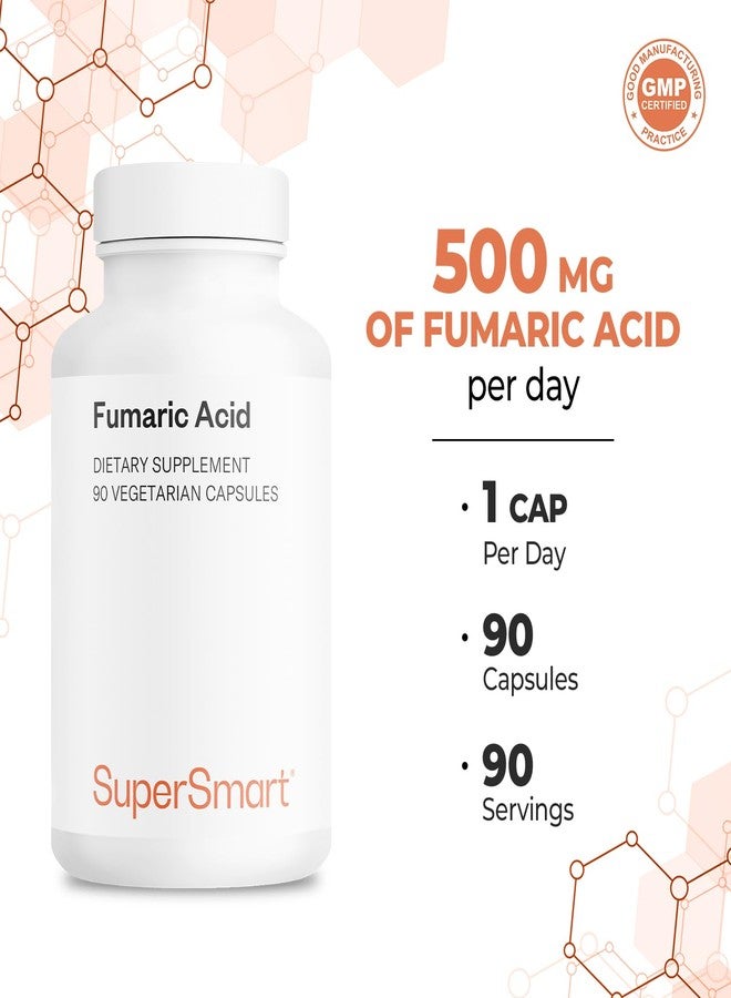 Supersmart - Fumaric Acid 500mg per Day (Maximum Strength) - Natural Supplement | Non-GMO & Gluten Free - 90 Vegetarian Capsules - Image 4
